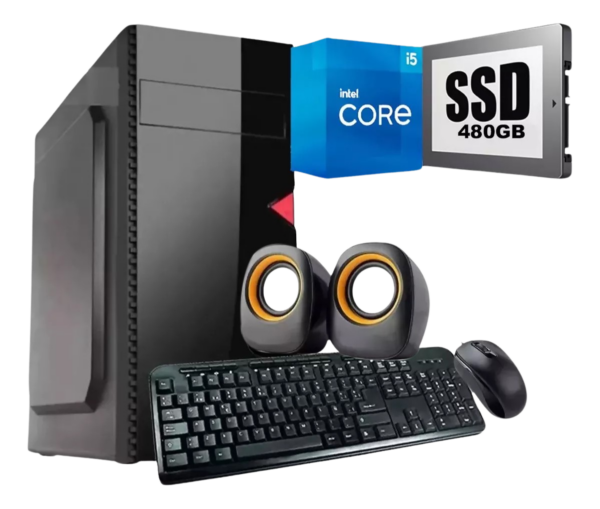 Torre Computadora Pc Intel Core I5 3.2ghz 8gb 500gb W10 Ofi