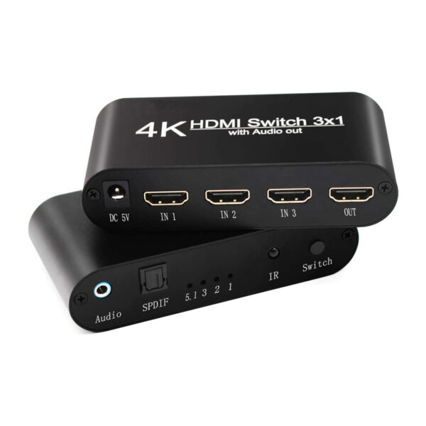 Multiplicador Split Splitter Hdtv 3 Entradas 1 Salida Activo - Imagen 4