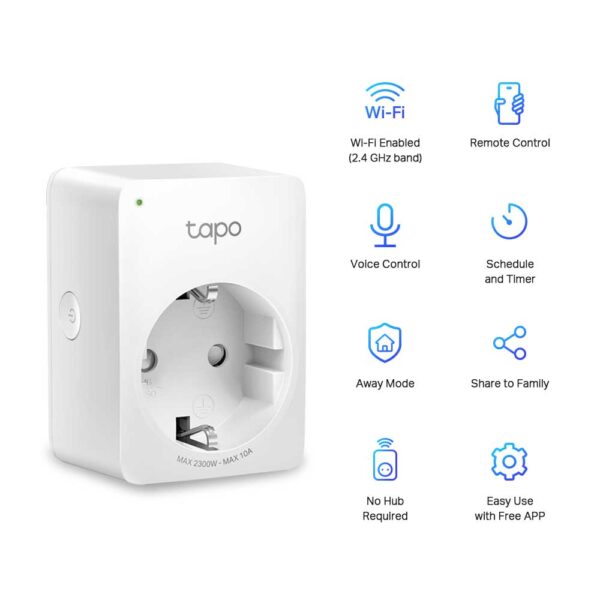 Enchufe Inteligente Smart Tp Link Tapo P100 Wifi Kit x4 - Imagen 2