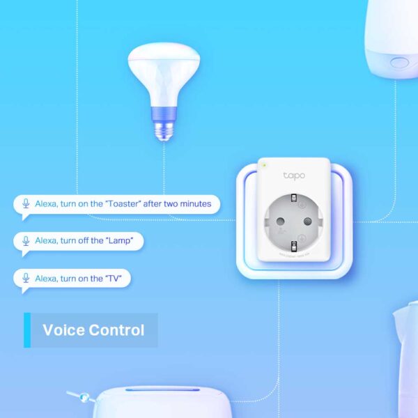 Enchufe Inteligente Smart Tp Link Tapo P100 Wifi Kit x4 - Imagen 4