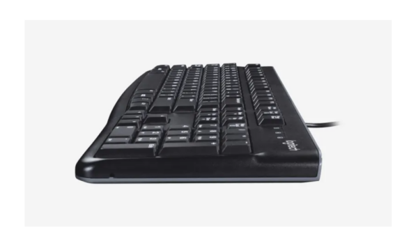 Teclado Cableado Usb QWERTY Logitech K120 Negro En Español - Imagen 2