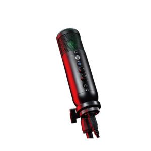 Microfono Condensador Fantech Leviosa Luz Rgb Tripode Mcx01
