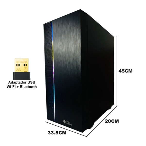 Pc Torre Gamer Intel i7 - 16gb Ram - 480gb Ssd - Grafica 4gb - Imagen 3