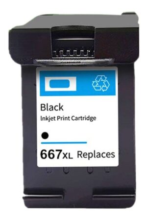 Cartucho Compatible Con Hp 667 Xl Negro Hp 2375 2775 2776