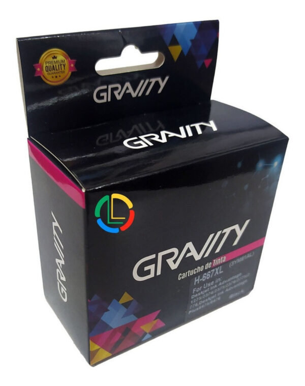 Cartucho Compatible Con Hp 667 Xl Negro Hp 2375 2775 2776 - Imagen 4