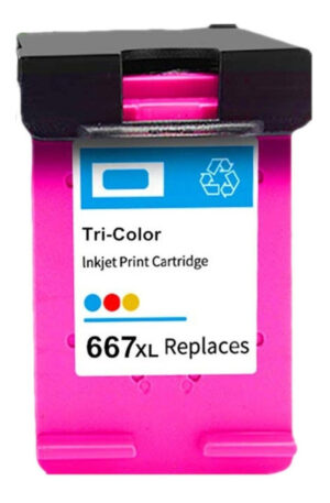 Cartucho Compatible Con Hp 667 Xl Color Hp 2375 2775 2776