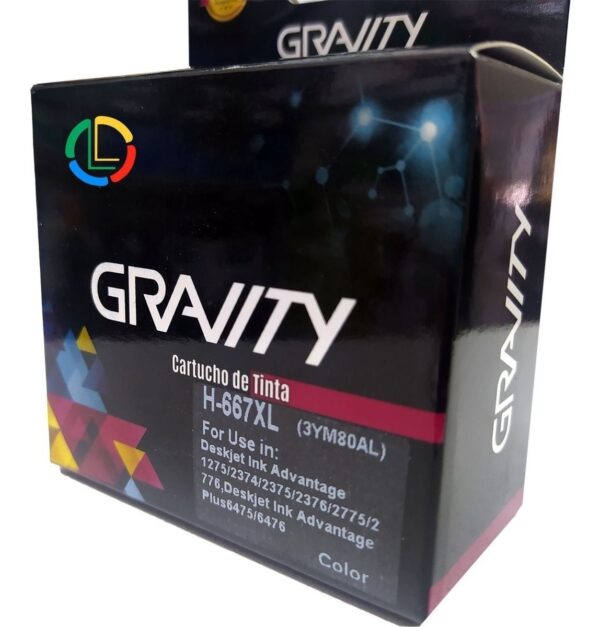 Cartucho Compatible Con Hp 667 Xl Color Hp 2375 2775 2776 - Imagen 4