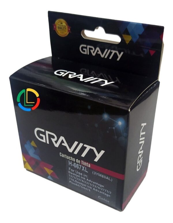 Cartucho Compatible Con Hp 667 Xl Color Hp 2375 2775 2776 - Imagen 5