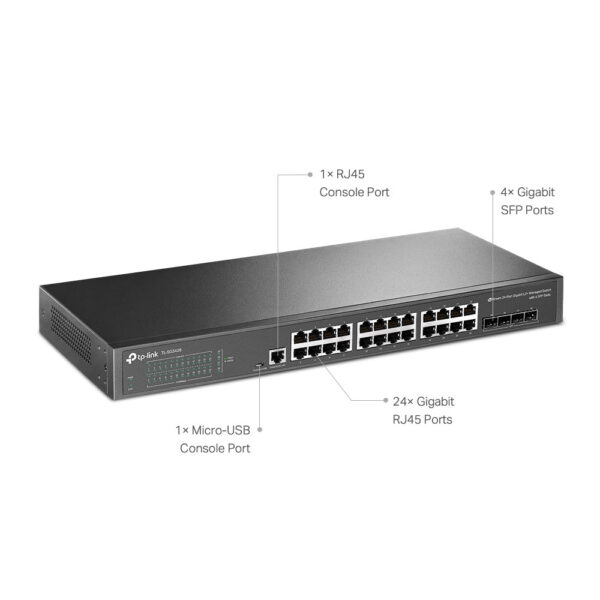 Switch Gigabit Tp-link TL-SG3428 Omada Administrable - Imagen 3