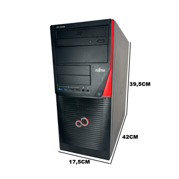 Torre Pc Intel Core I3 - 8gb Ram - 500gb Hdd - Wifi - Win10 - Imagen 4