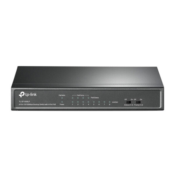 Switch Poe Tp-Link Tl-Sf1008Lp | 4 Poe + 4 Comun 100Mbps