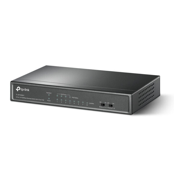 Switch Poe Tp-Link Tl-Sf1008Lp | 4 Poe + 4 Comun 100Mbps - Imagen 2