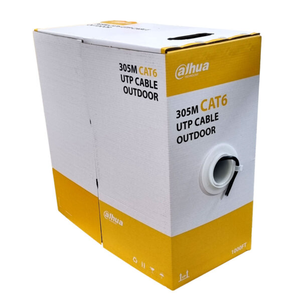 Bobina De Cable Utp Dahua Cat6 305m Exterior 100% Cobre - Imagen 5