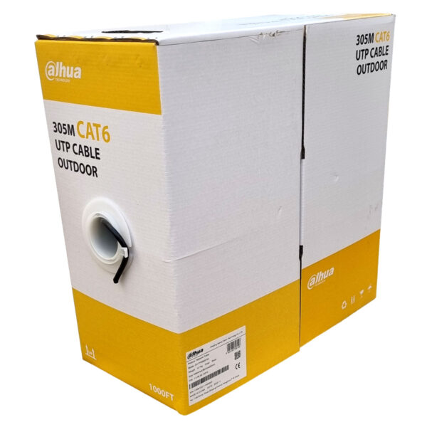 Bobina De Cable Utp Dahua Cat6 305m Exterior 100% Cobre - Imagen 3