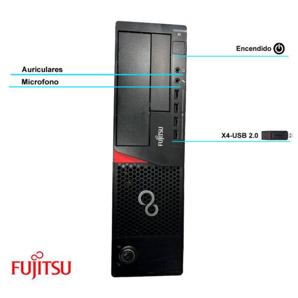 Torre Pc Completa i5 - 12gb Ram - 480gb Ssd + Monitor + Wifi - Imagen 4