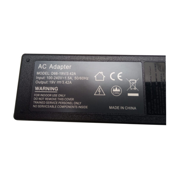 Cargador Para Laptop Toshiba L515 C665 C665D C850 C850D 65W - Imagen 3