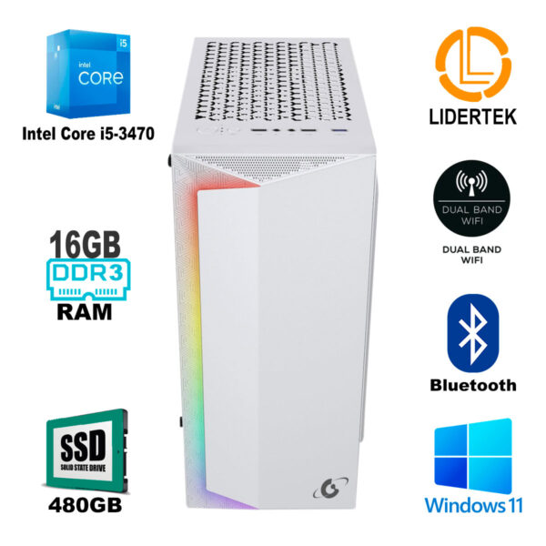Pc Torre Gamer I5 - 16gb Ram - 480 Ssd +nvidia 4gb + Monitor - Imagen 2