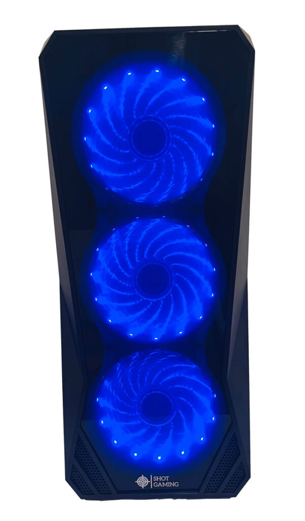 Gabinete Gamer Pc Atx Shot Gaming 3148 + 3 Fanes Elegi Color - Imagen 3