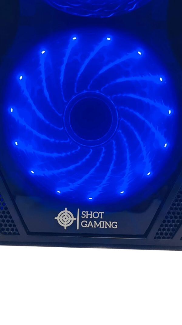 Gabinete Gamer Pc Atx Shot Gaming 3148 + 3 Fanes Elegi Color - Imagen 5