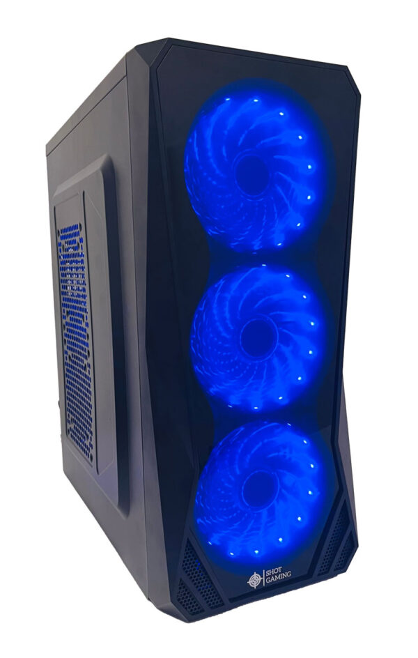 Gabinete Gamer Pc Atx Shot Gaming 3148 + 3 Fanes Elegi Color