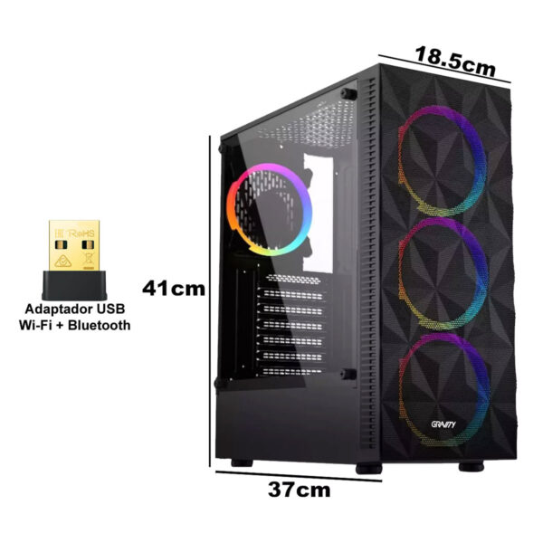 PC Torre Gamer Intel Core i7 16Gb 960Gb Ssd Nvidia 4Gb - Imagen 3