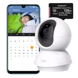 Cámara Seguridad Interior Smart 2k 3mp Tapo C210 + Memoria