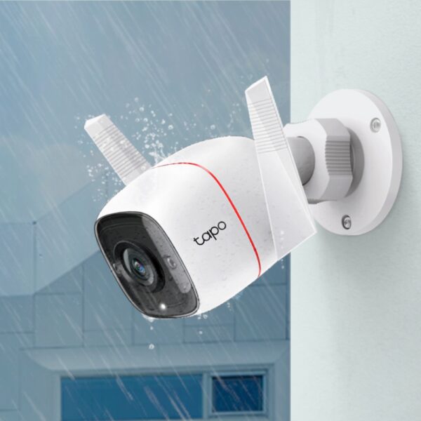 Cámara Seguridad Exterior 2k 3mp Tapo C310 + Memoria 128gb - Imagen 4