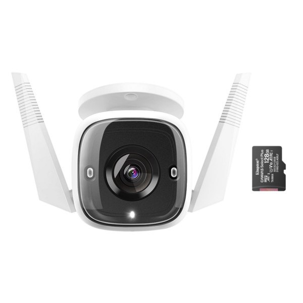 Cámara Seguridad Exterior 2k 3mp Tapo C310 + Memoria 128gb
