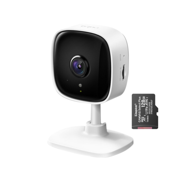 Cámara Seguridad Interior 1080p 2mp Tapo C100 + Memoria 128