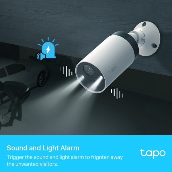 Cámara Seguridad Exterior A Bateria Tapo C420s1 Memoria 128g - Imagen 4