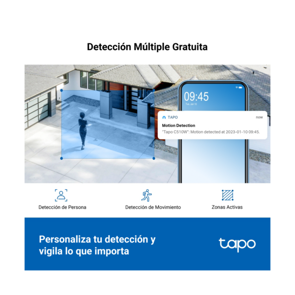 Kit x2 Cámaras Seguridad Exterior Tapo C510 + Memoria 128gb - Imagen 6