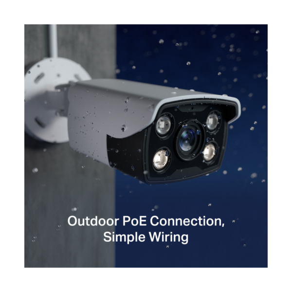 Cámara Seguridad Exterior Ip 4mp Poe Color Audio Vigi C340 - Imagen 4