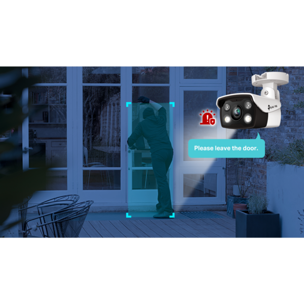 Cámara Seguridad Exterior Ip 4mp Poe Color Audio Vigi C340 - Imagen 6
