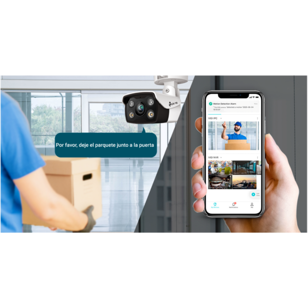 Cámara Seguridad Exterior Ip 4mp Poe Color Audio Vigi C340 - Imagen 7