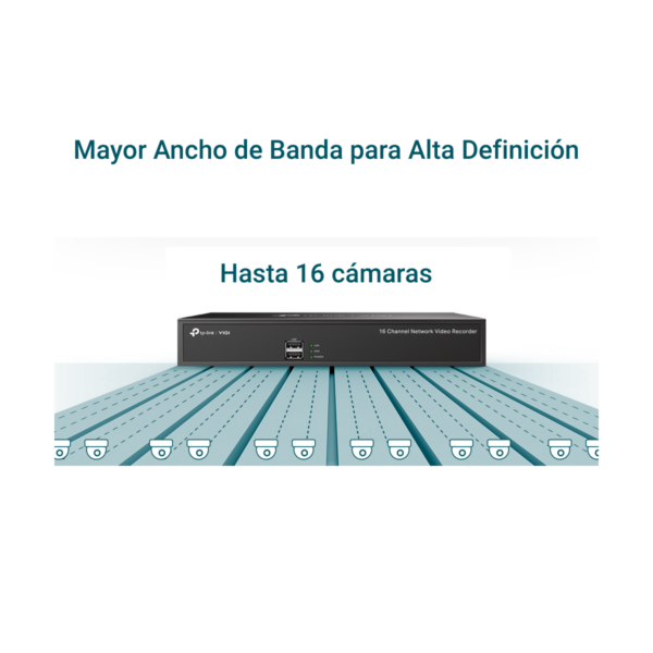 Nvr Tp-Link Vigi NVR1016H Sistema Vigilancia 16 Canales - Imagen 3