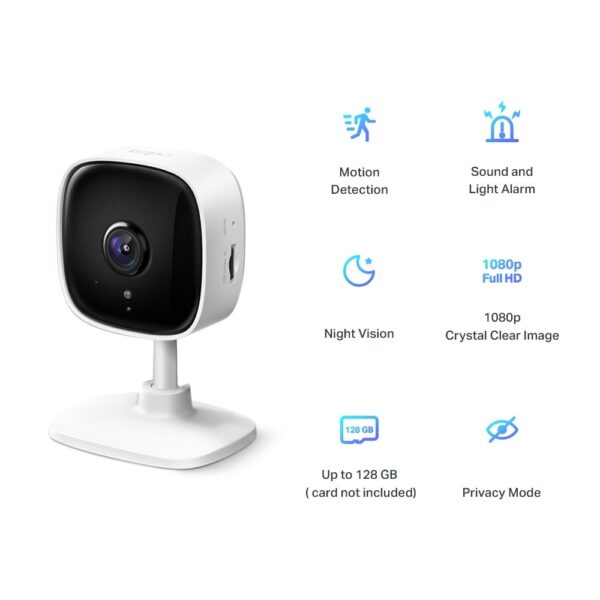 Kit x4 Cámara Seguridad 1080p 2mp Tapo C100 + Memoria 64g - Imagen 6