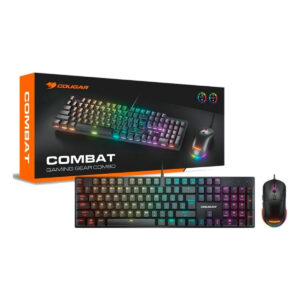 Combo Gamer Cougar Combat Teclado Mecanico + Mouse RGB USB