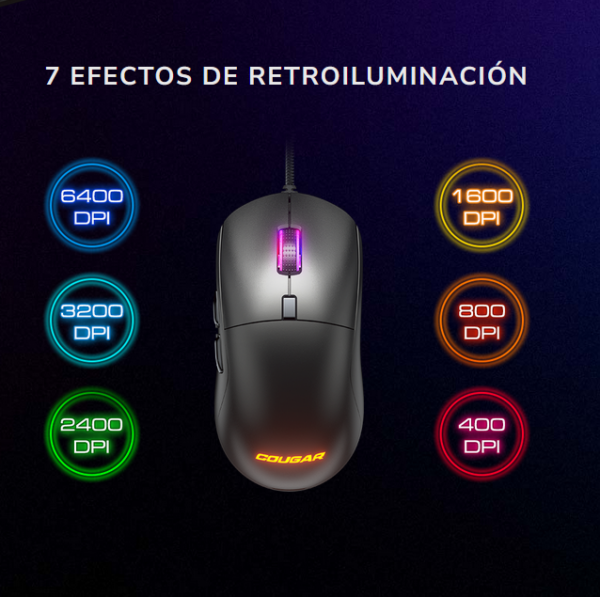 Combo Gamer Cougar Combat Teclado Mecanico + Mouse RGB USB - Imagen 3