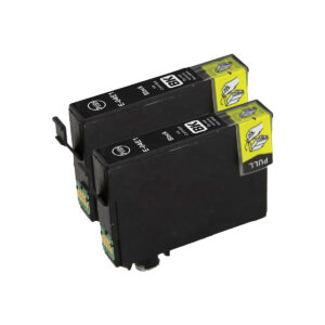 Pack X2 Cartuchos Compatible Negro Para Epson 2101 Tamaño Xl