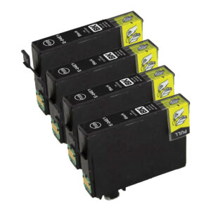 Pack X4 Cartuchos Compatible Negro Para Epson 2101 Tamaño Xl