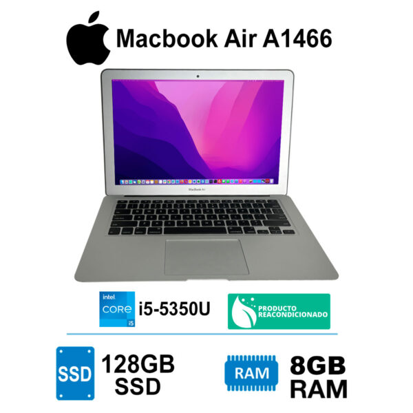 MacBook Air M2 2017 Core i5 8gb Ram 128gb M.2 Modelo A1466 - Imagen 2