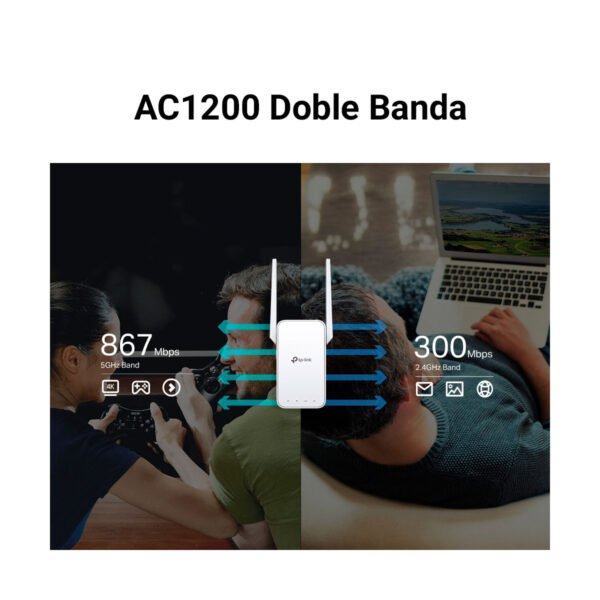 Repetidor Extensor Wi-Fi Tp Link RE315 AC1200 Doble Banda - Imagen 6