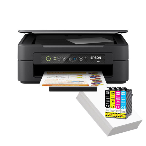 Impresora Epsson Xp2200 + Ahorra Con Pack XL + Papel A4