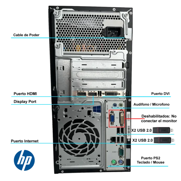 Pc Computadora Torre Gamer Ssd 480gb Ram 16gb + Nvidia 4gb - Imagen 4