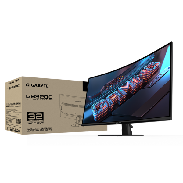 Monitor Curvo Gamer Gigabyte 27" GS27QC Qhd 2K 170Hz 1ms - Imagen 8