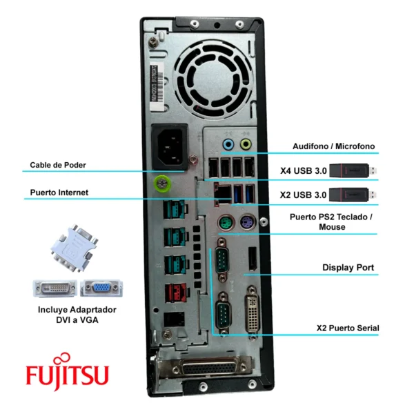 Torre Pc Intel Core I3 - 12gb Ram - 250gb Hdd - Ideal Estudio o Trabajo - Imagen 5
