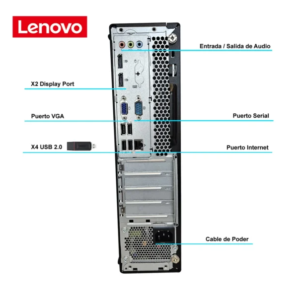 Pc Computadora Lenovo Core I5-6ta 8gb Ram Ddr4 - 256gb Ssd - Imagen 5