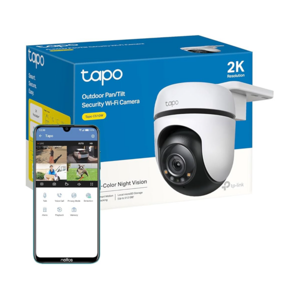 Cámara Seguridad Exterior 2k 3mp Tapo C510w + Memoria 128gb - Imagen 9