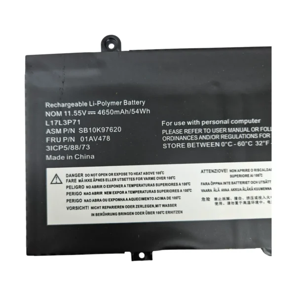 Bateria Compatible Lenovo ThinkPad Serie T480S L17L3P71