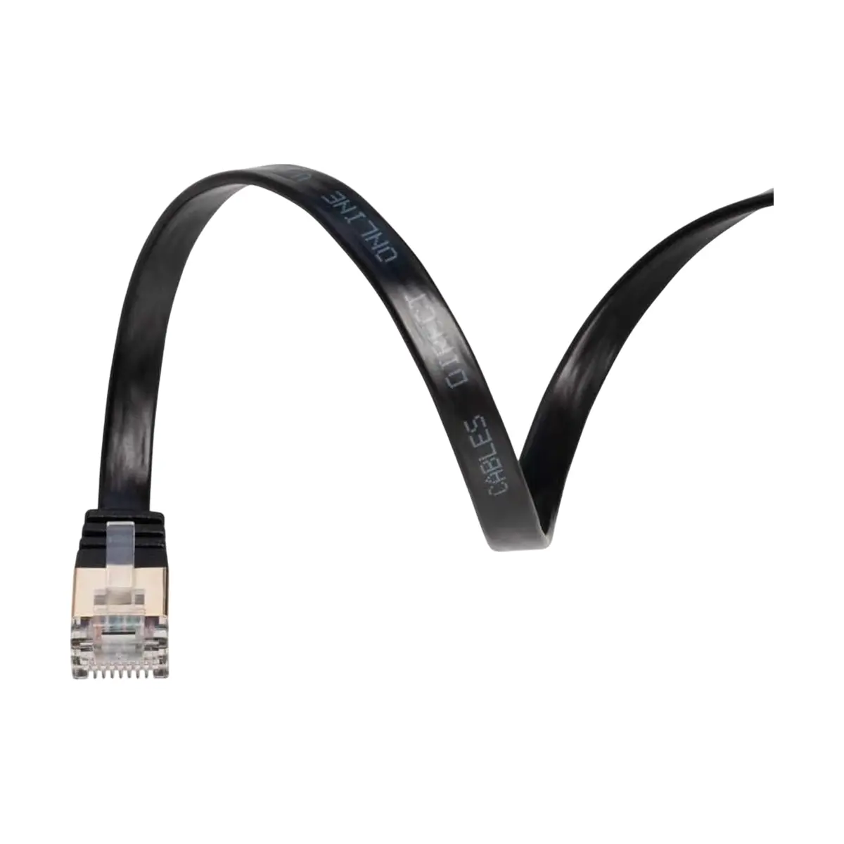 CABLE RED CAT 7 U/FTP 1 MTS - NEGRO - COBRE
